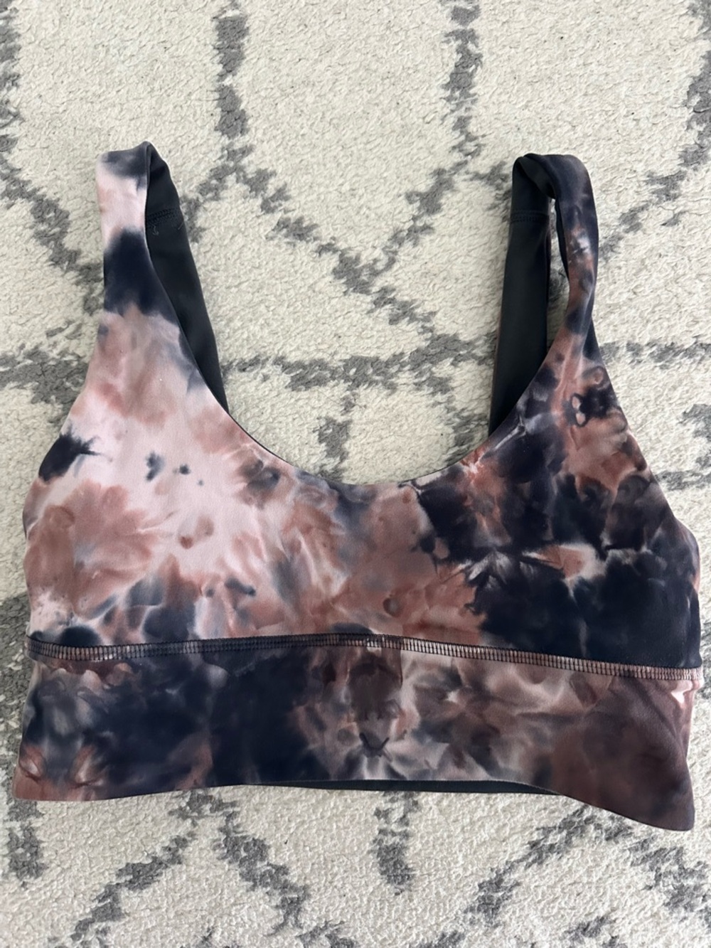 Lululemon Align Sports Bra Reversible Tie-Dye Scoop Neck